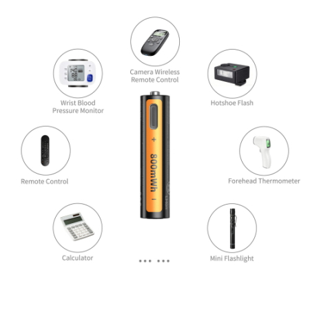 SmallRig 5769 - zestaw, 4x bateria/akumulator AAA z portem USB-C - przykłady zastosowań